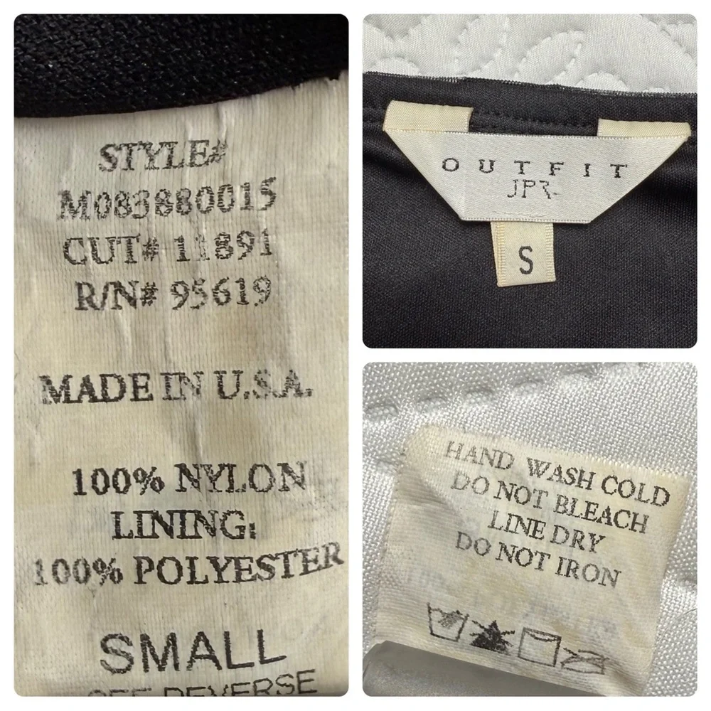 y2k Vintage Black White Dark Floral Rose Micro Mesh Lettuce Hem Skirt Small - Picture 10 of 10